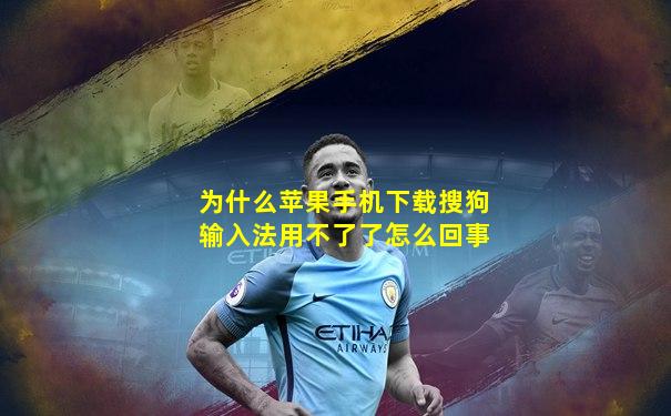 为什么苹果手机下载搜狗输入法用不了了怎么回事