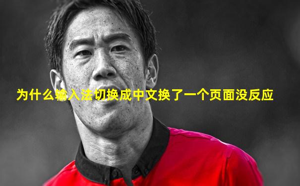 为什么输入法切换成中文换了一个页面没反应