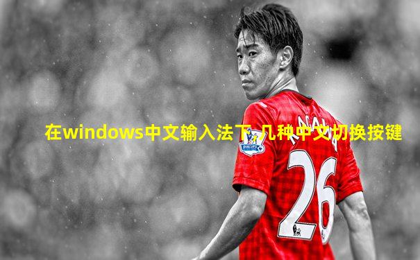 在windows中文输入法下,几种中文切换按键