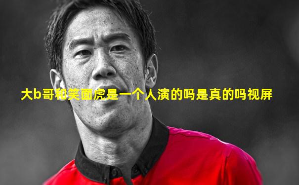 大b哥和笑面虎是一个人演的吗是真的吗视屏