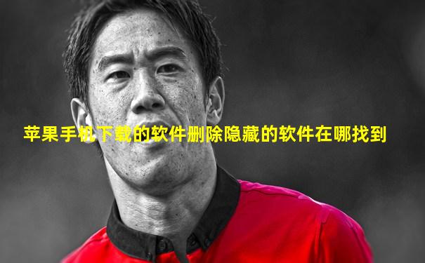 苹果手机下载的软件删除隐藏的软件在哪找到