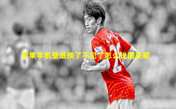 苹果手机壁纸换了不见了怎么找回来呢