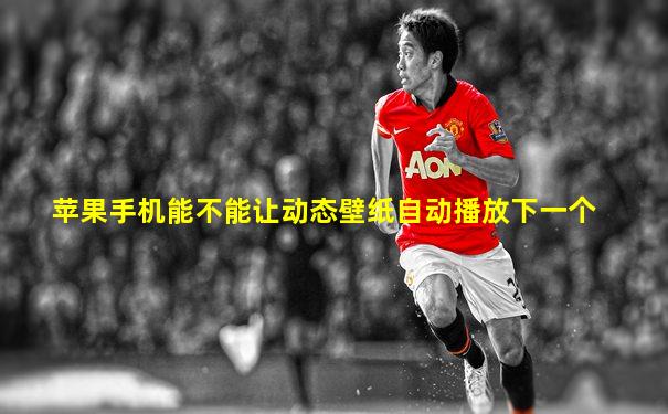 苹果手机能不能让动态壁纸自动播放下一个