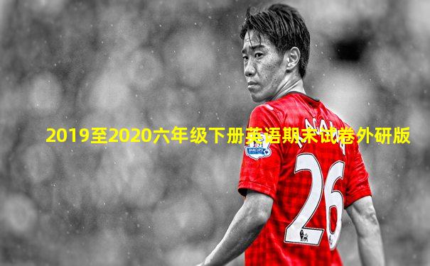 2019至2020六年级下册英语期末试卷外研版