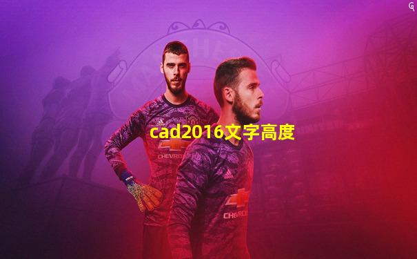 cad2016文字高度