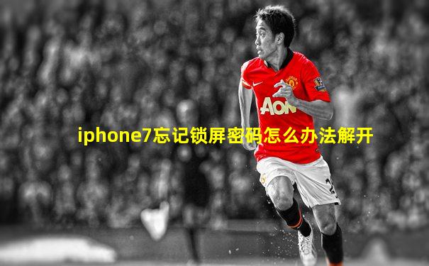 iphone7忘记锁屏密码怎么办法解开