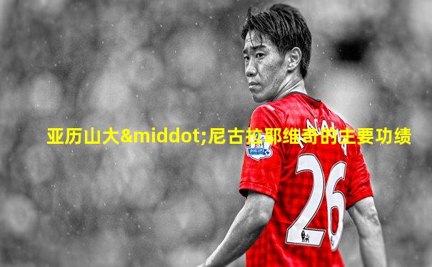 亚历山大·尼古拉耶维奇的主要功绩