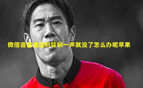 微信语音通话响铃响一声就没了怎么办呢苹果