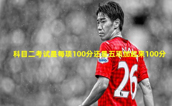 科目二考试是每项100分还是五项加起来100分